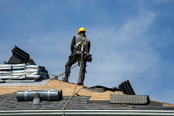 Professional Gutter Installation technician working in Seymour, IN